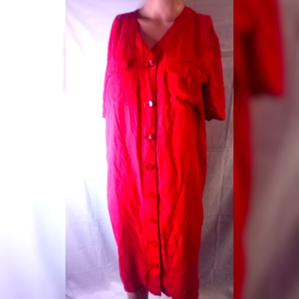 Vintage Victoria Soie shirt dress